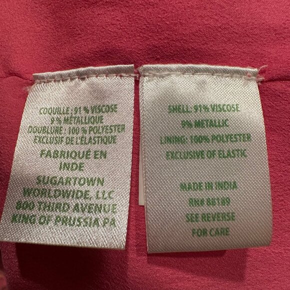 NWT Lilly Pulitzer Size 8 Cristiana Long Sleeve Dress Aura Pink Sparkle Barbie - Picture 10 of 10